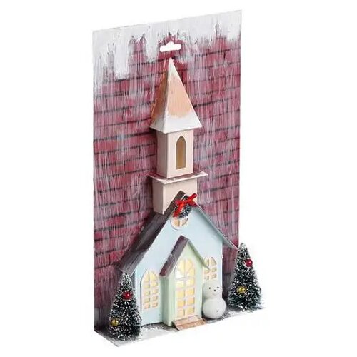 Luna stop &amp, look: crkva od papira božićni ukras 17x5x30cm outlet Cijene