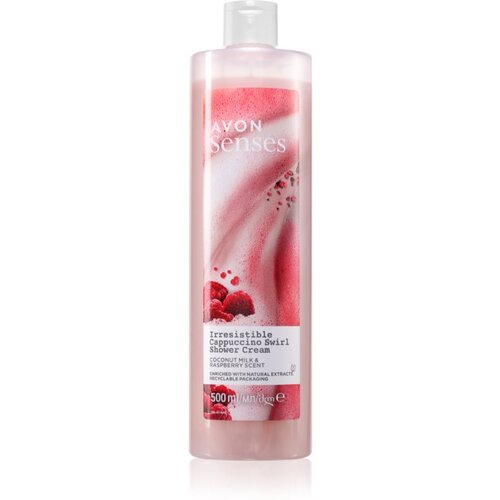 Avon Senses Irresistible Cappuccino Swirl spodbujajoča krema za prhanje 500 ml Cene