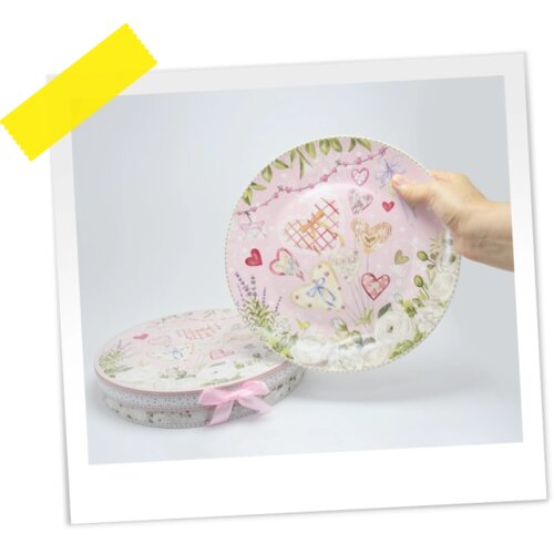  Tanjir SET 2/1 ROZE LOVE 26 CM OP25444 WY Cene