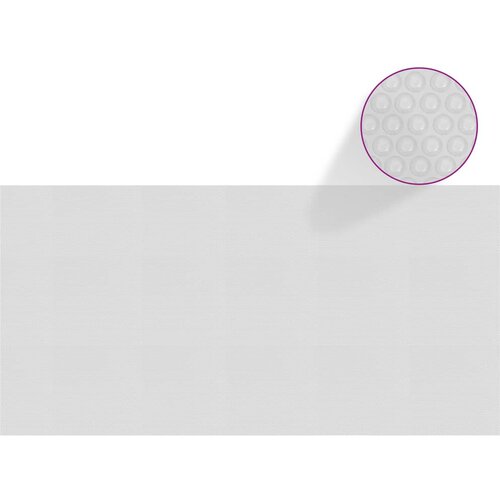 VidaXL Plavajoča PE solarna folija za bazen 600x300 cm siva Slike