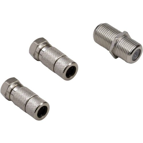 BKL Electronic 0403535 set F- konektorja vodotesen Priključki: F-vtič\, F-vtičnica\, F-vtičnica\, F-vtič Premer kabla: 7 mm 1 set, (20432121) Cene