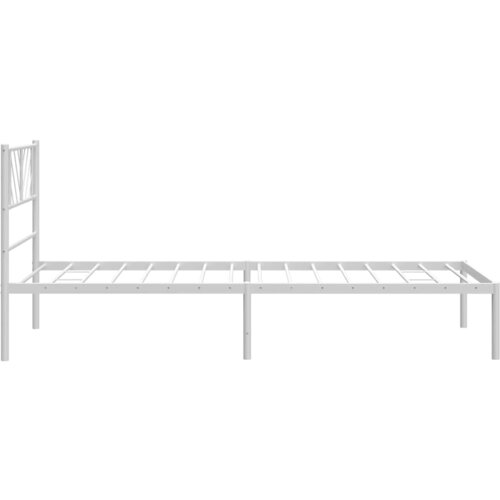  okvir za krevet s uzglavljem bijeli 100x190 cm Slike