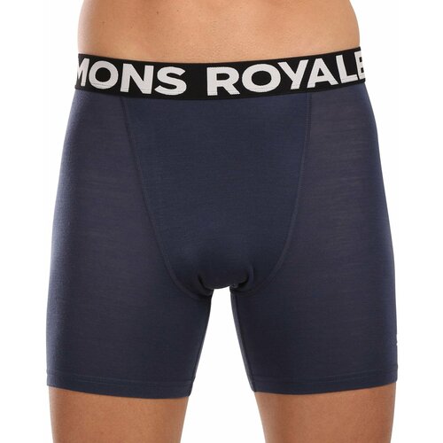 Mons Royale Men's boxers merino blue Cene