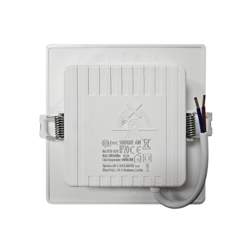 led ugradno stropno svetlo square LED/6W/230V 4000K 12x12 cm belo Slike