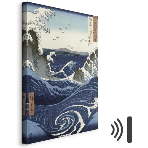  Slika - Utagawa Hiroshige – View of the Naruto whirlpools at Awa 40x60 Akustična Cene
