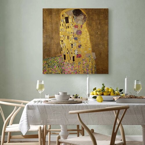  Slika - Gustav Klimt &amp;ndash; Kiss 40x40 Standard Slike