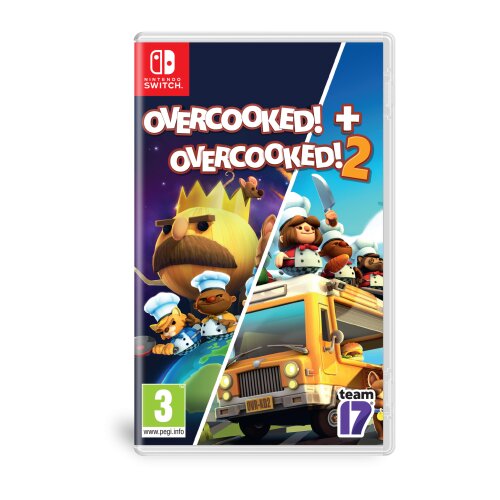 Soldout Sales &amp;amp; Marketing Overcooked + Overcooked 2 Double Pack (Switch) Slike