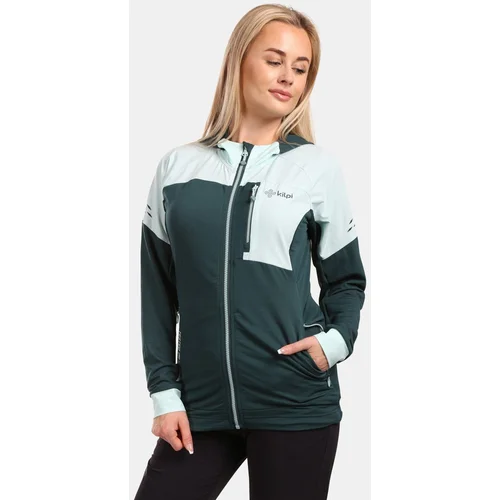 Kilpi Women's Stretch Hoodie MEMPHIS-W Dark Green