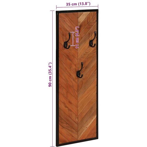 VidaXL Stojala za pla&amp;scaron;če 2 kosa 35x1x90 cm masivni les akacija Slike
