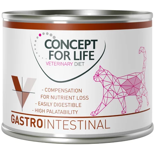 Concept for Life Ekonomično pakiranje Veterinary Diet 24 x 200 g /185 g - Gastro Intestinal 24 x 200 g