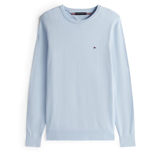 Tommy Hilfiger Pulover &amp;#039;Essential&amp;#039; mornarska / svetlo modra / rdeča / bela Slike