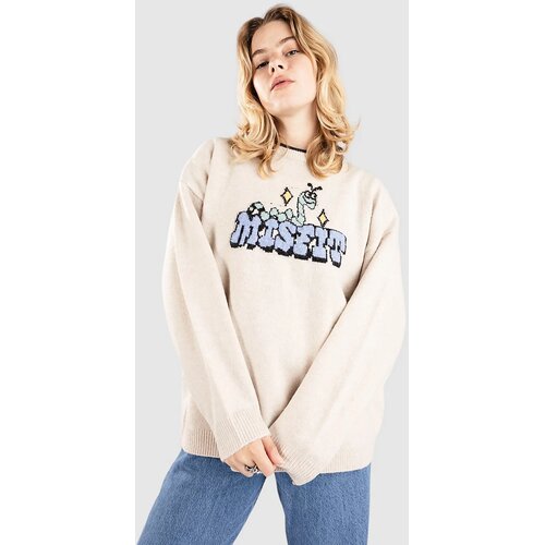 Misfit Shapes Wilber Os Pulover cream Cene