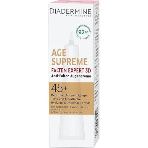 Diadermine Age Supreme Wrinkle Expert 3D Eye Cream krema proti gubam okoli oči 15 ml za ženske Cene