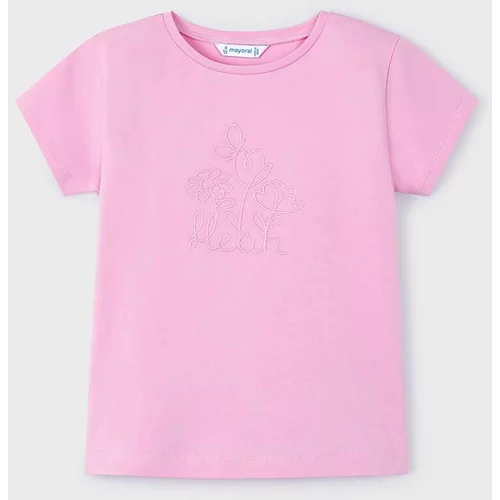 Mayoral Otroška kratka majica vijolična barva