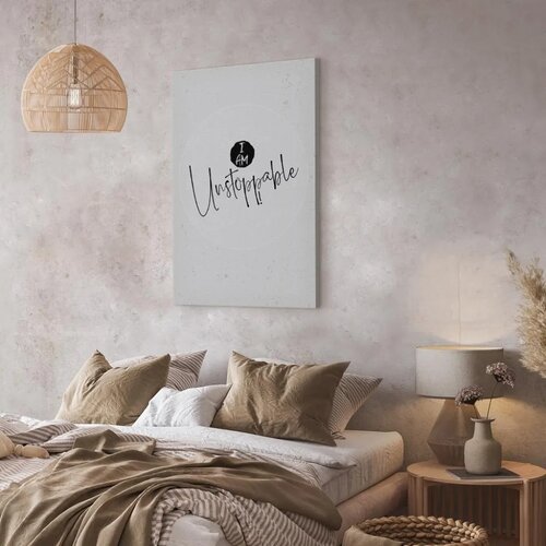  Slika - I Am Unstoppable (1 Part) Vertical 20x30 Na talijanskom platnu Slike