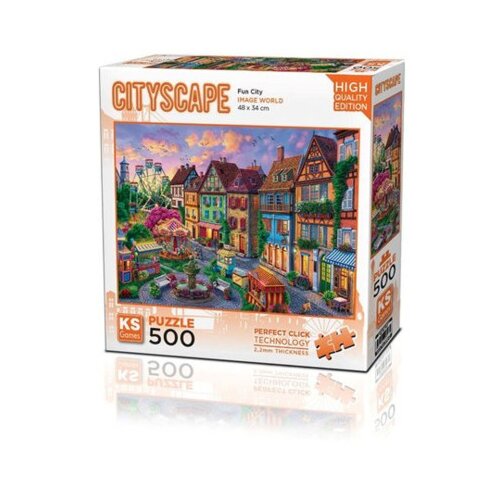 KS Games Igračka puzzle 500 dijelova Fun City 20047 Cene