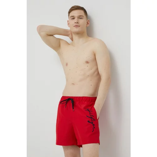 Tommy Hilfiger Kratke hlače za kupanje boja: tirkizna