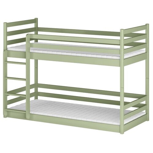 Molarem Home Drveni dječji krevet na kat Mini - olive - 180x80 cm - Bez madraca Cene