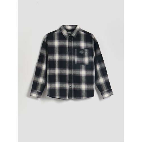 Reserved Bluza s vezenim uzorkom - crno Cene
