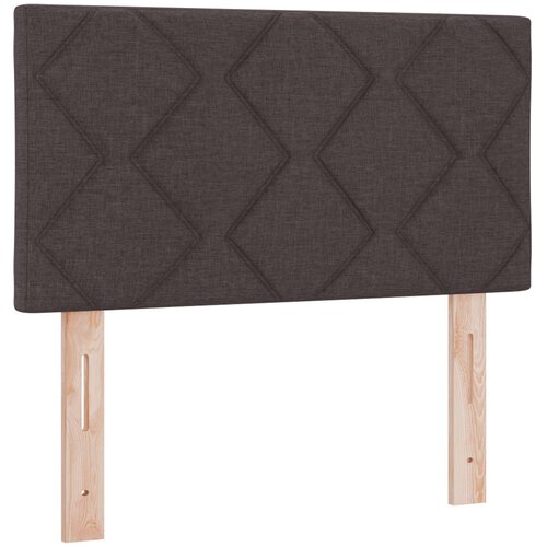  Boxspring krevet s madracem Tamno smeđa 80 x 200 cm Tkanina Slike