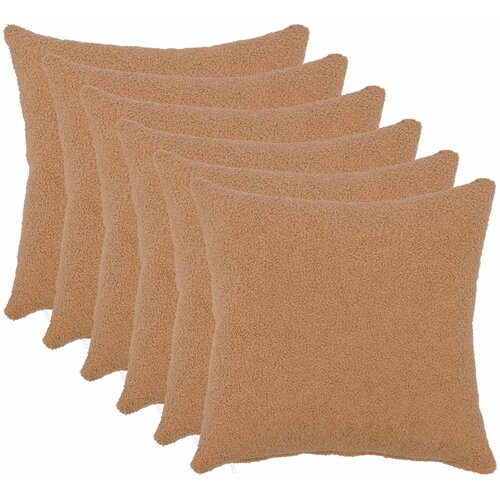 Presvlaka za jastuk 6 pcs HEERLEN Bež 40 x 40 cm Bouclé Cene