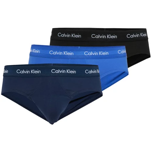 Calvin Klein Underwear Spodnje hlačke modra / mornarska / črna / bela
