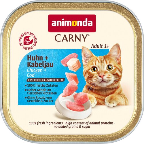 animonda Carny Adult 32 x 85 g - Piletina i bakalar Cijene