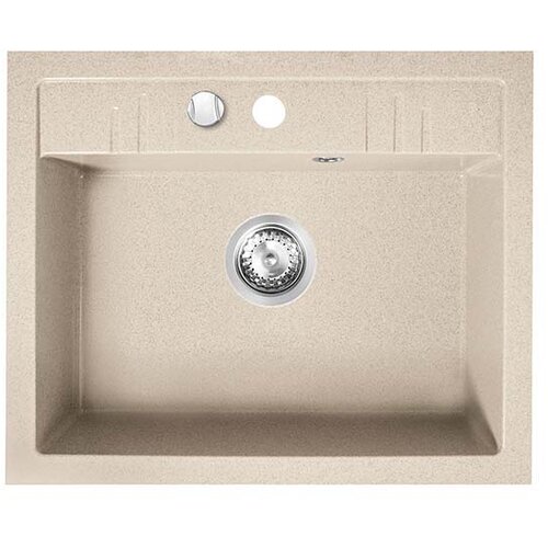  Sudoper MEZZO II 58&amp;times;48 jedno korito bež Slike