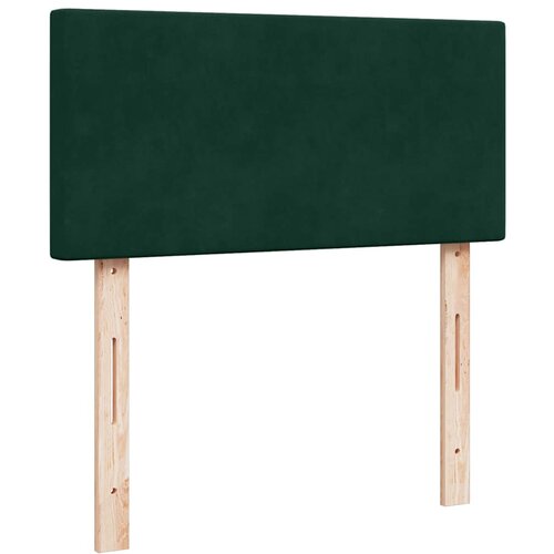 Box spring krevet s madracem tamnozeleni 100x200 cm bar&amp;scaron;unasti Slike