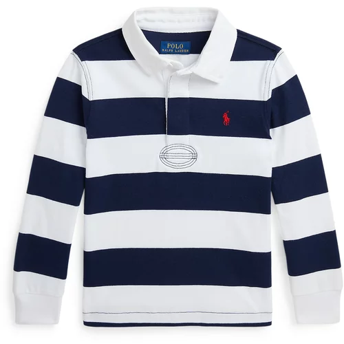 Polo Ralph Lauren Majica mornarsko plava / tamno crvena / bijela