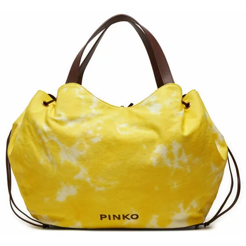Pinko Ročna torba Pagoda Extra Shopper PE 24 PLTT 102911 A1MB Rumena
