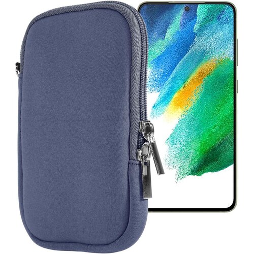  universal neopren mobilni telefon, združljiv z mobilnimi telefoni do 4,5'' (zoll) v sivi barvi - za&scaron;čitni neoprenski ohi&scaron;je z zapestnim pasom, (20590451) Cene