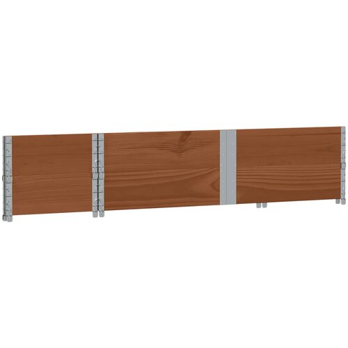  Vrtna sadilica smeđa 150x50 cm od masivne borovine Slike