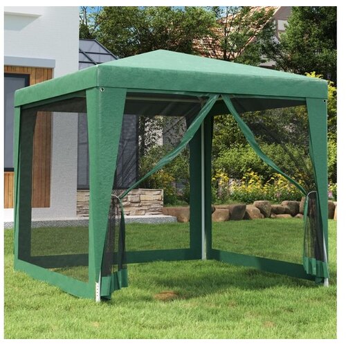  za zabave s 4 mrežasta bočna zida zeleni 2 5 x 2 5 m HDPE Cijene