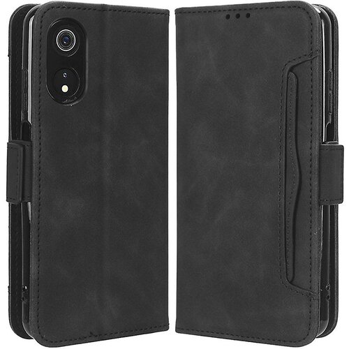 INORCO Za Cubot P60 PU usnjena torbica za denarnico z več režami za kartice, stojalo, pokrov za telefon, (22035414) Slike