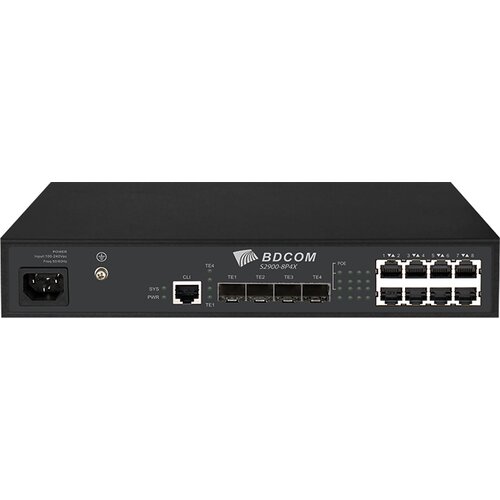 Bdcom switch S2900-8P4X , gigabit, Poe, 8xPoE, 4x10G Cene