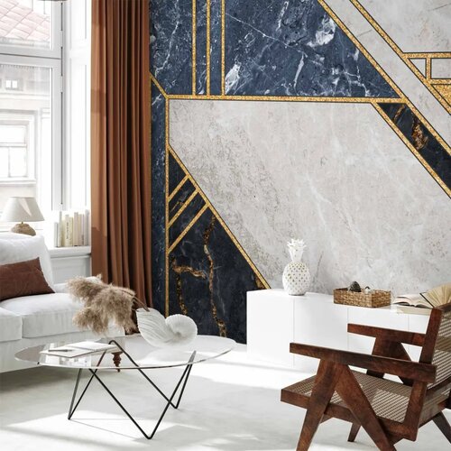  Foto tapeta - Expressive Pattern in Gold and Garnet 300x210 Standard Cijene