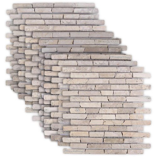 Mozaik pločice Krem 30 x 30 cm Mramor Slike