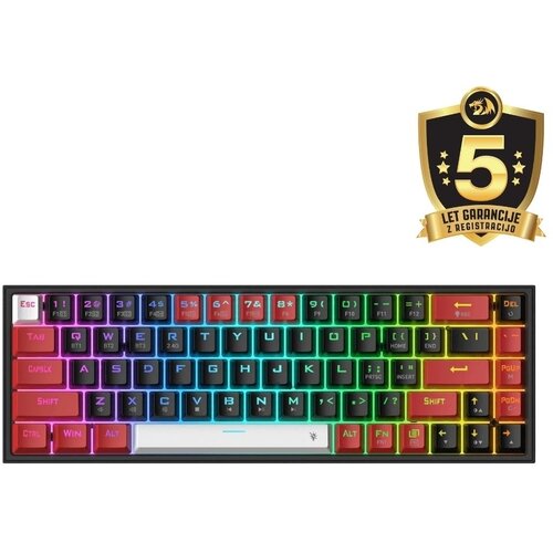 Redragon Castor K631 Pro brezžična mehanska tipkovnica z rdečimi stikali Cene