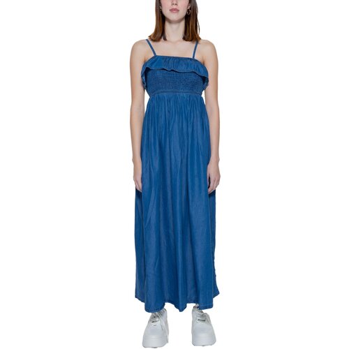 Only Dolge obleke Onltrista Bea Sl Long Sm Dnm Bj 15319687 Modra Slike
