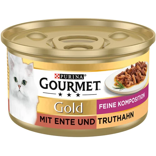 Gourmet Gold fina kompozicija 12 x 85 g - Raca in puran