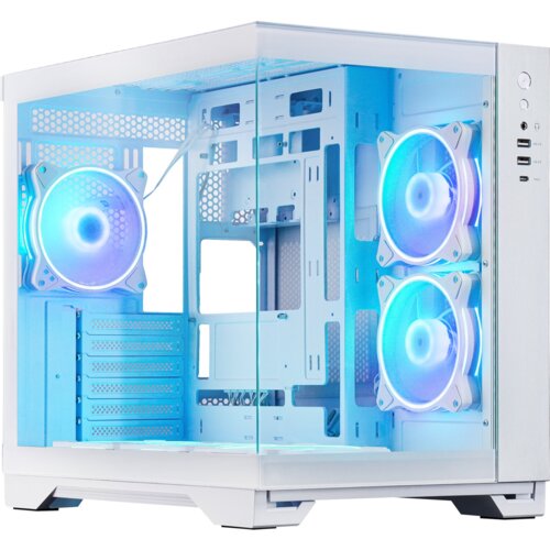 Chieftec GM-30W-TG-OP računalno ohi&amp;scaron;je Kocka Bela Slike