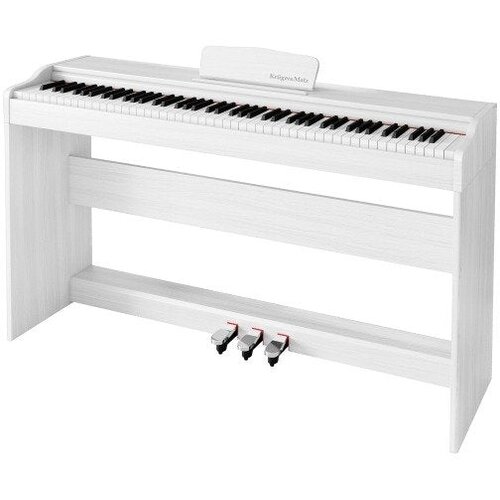 Krüger&Matz KMDP-105-WH &ndash; Digitalni pianino s 88 tipki, klavirska mehanika, 192 glasa, Bluetooth 5.0, 3 pedale, bijeli Cijene