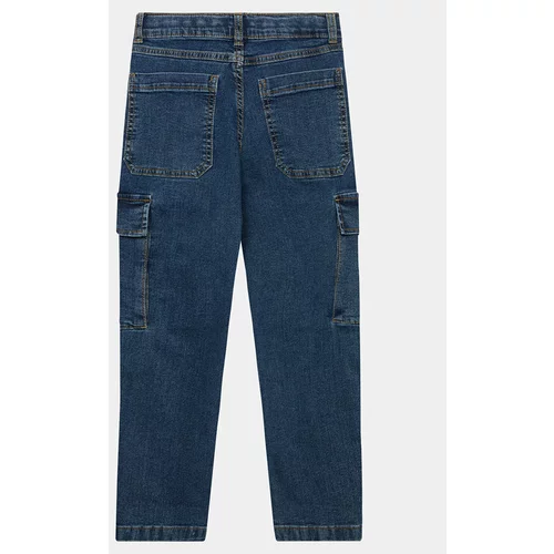 United Colors Of Benetton Jeans hlače 4ULQCF02W Mornarsko modra Slim Fit