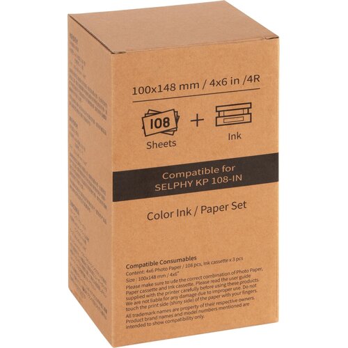 UMAX-HITI HiTi KP-108 IN 10x15 cm Papier und Farbband (108 Blatt) Cijene