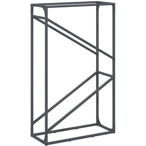  Stalak za drva antracit 60x25x100 cm hladno valjani čelik Slike