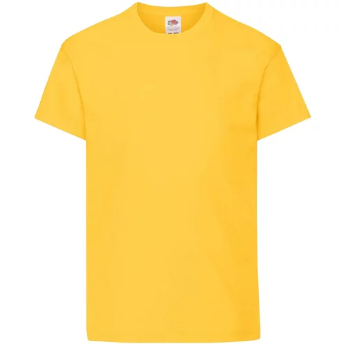 Fruit Of The Loom Yellow T-shirt for Children Original