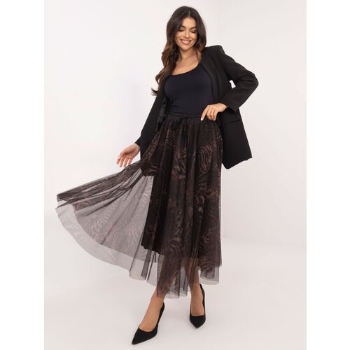 Italy Moda Skirt-DHJ-SD-19981-6.25-brown Slike