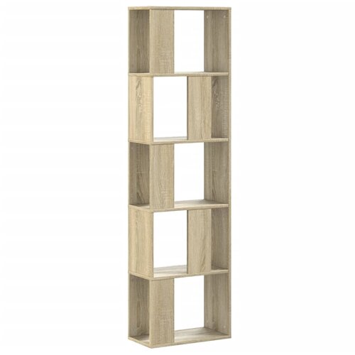 Maison Chic Knjižna omara - Knjižni regal 5-nadstropna sonoma hrast 45x23,5x162,5 cm, (21724508) Slike