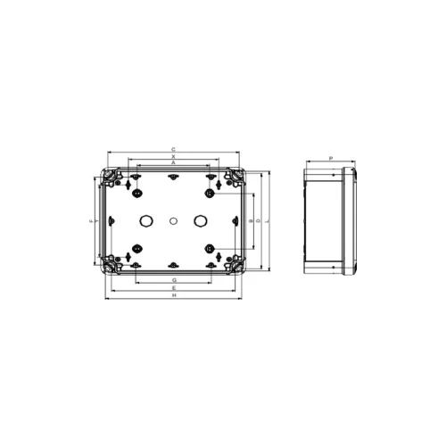  Zidno kućište 194 x 241 x 107 ABS Siva (RAL 7035) Schneider Electric NSYTBS241910 1 ST